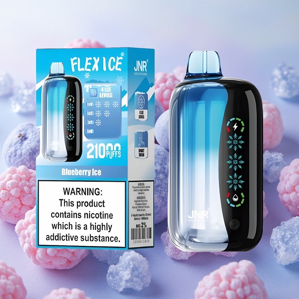JNR Flex Ice 21000 Puffs Adjustable Airflow Blueberry Ice
