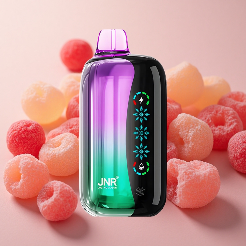 JNR Flex Ice 21000 Puffs Adjustable Airflow Sour Cherry Gummies