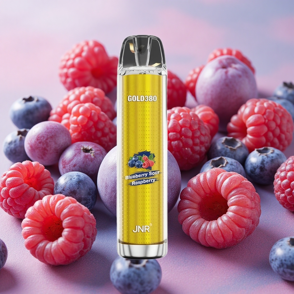 JNR Glod380 6000 Puffs 13ml E-liquid Capacity Blueberry Sour Raspberry