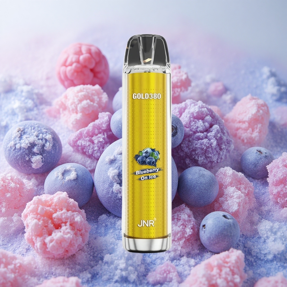 JNR Glod380 6000 Puffs 13ml E-liquid Capacity Disposable Vape Blueberry On Ice