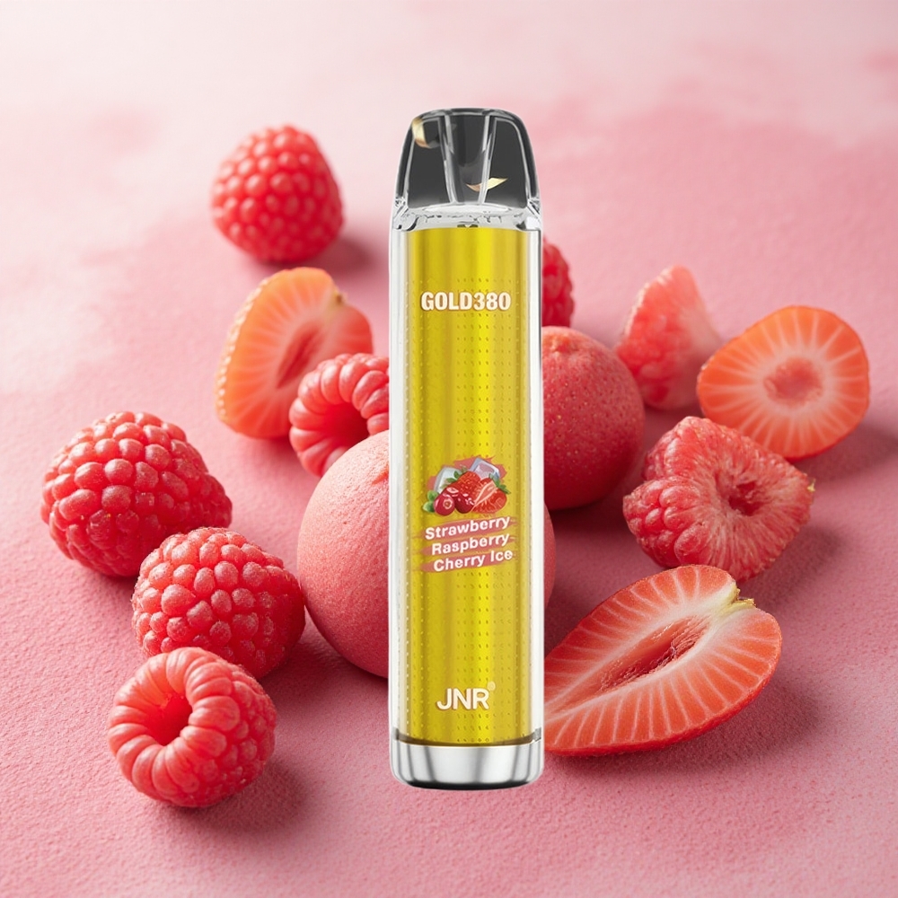 JNR Glod380 6000 Puffs 13ml E-liquid Capacity Strawberry Raspberry Disposable Vape