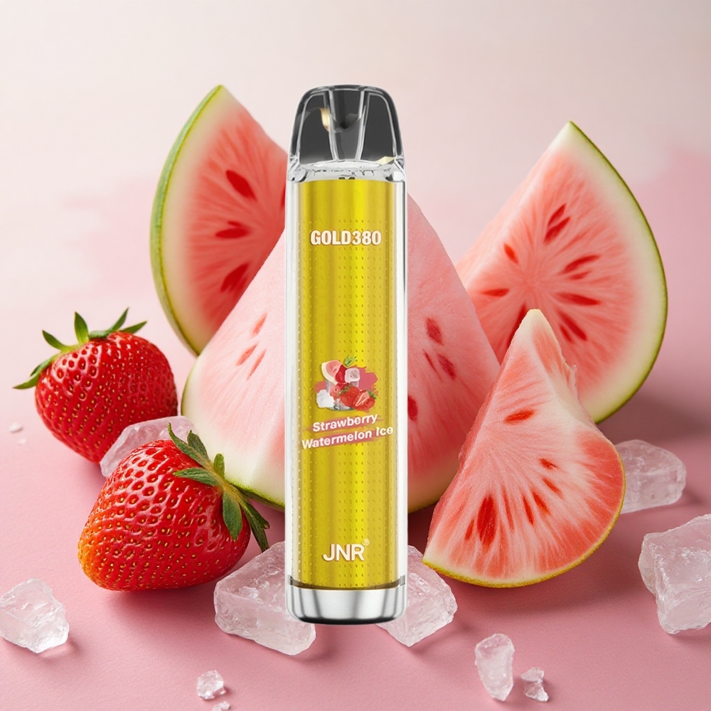 JNR Glod380 6000 Puffs 13ml E-liquid Capacity Strawberry Watermelon Ice Disposable Vape