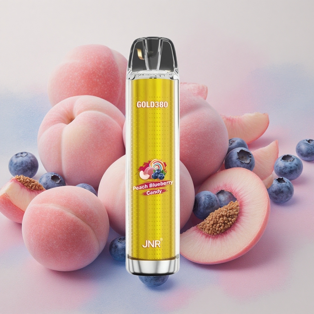 JNR Glod380 6000 Puffs 1500mAh Battery Peach Blueberry