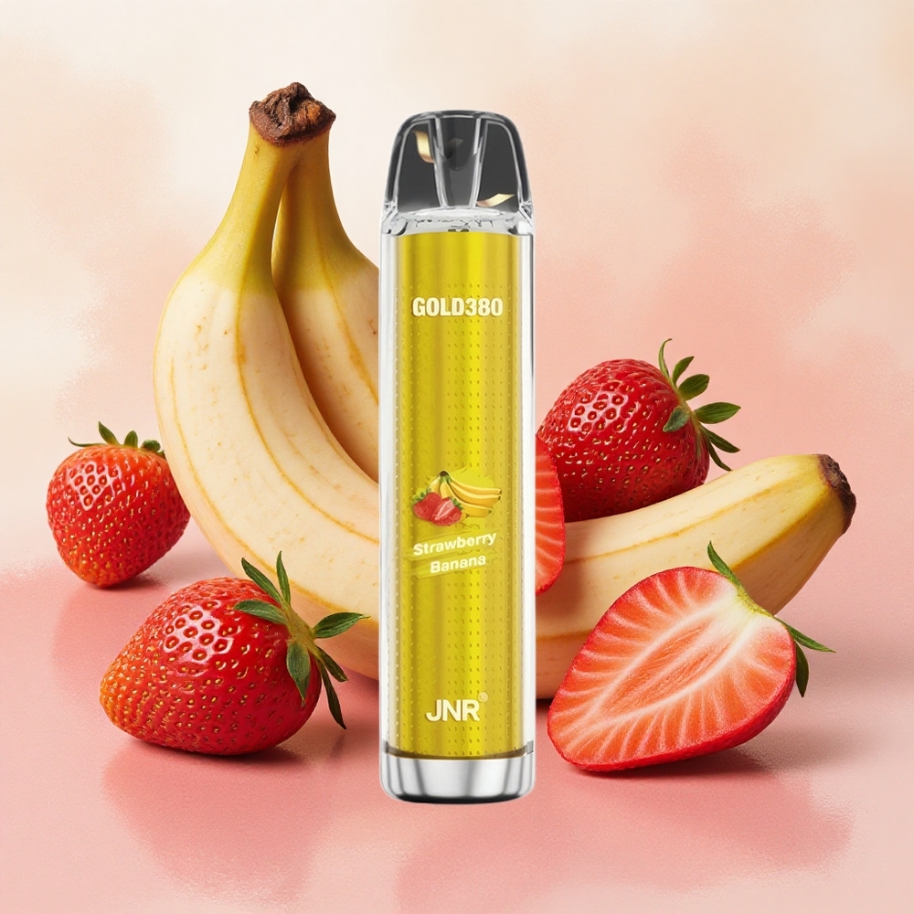 JNR Glod380 6000 Puffs 1500mAh Battery Strawberry Banana