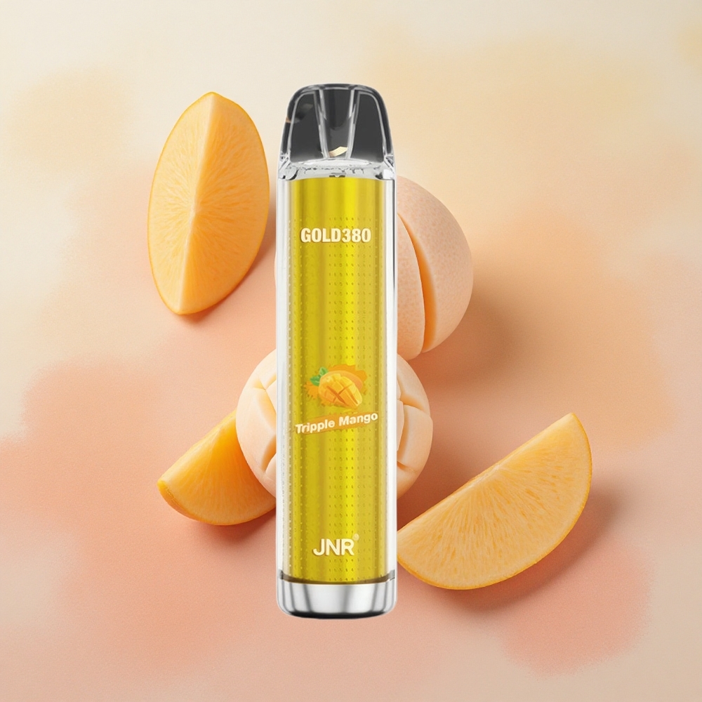 JNR Gold380 6000 Puffs 13ml E-liquid Capacity Tripple Mango