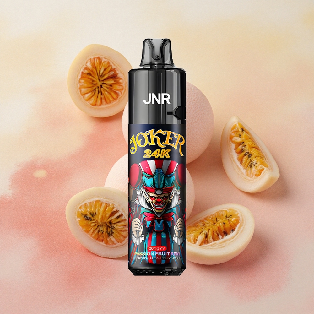 JNR Joker 24000 Puffs 10ml Refillable Passion Fruit Kiwi Disposable Vape