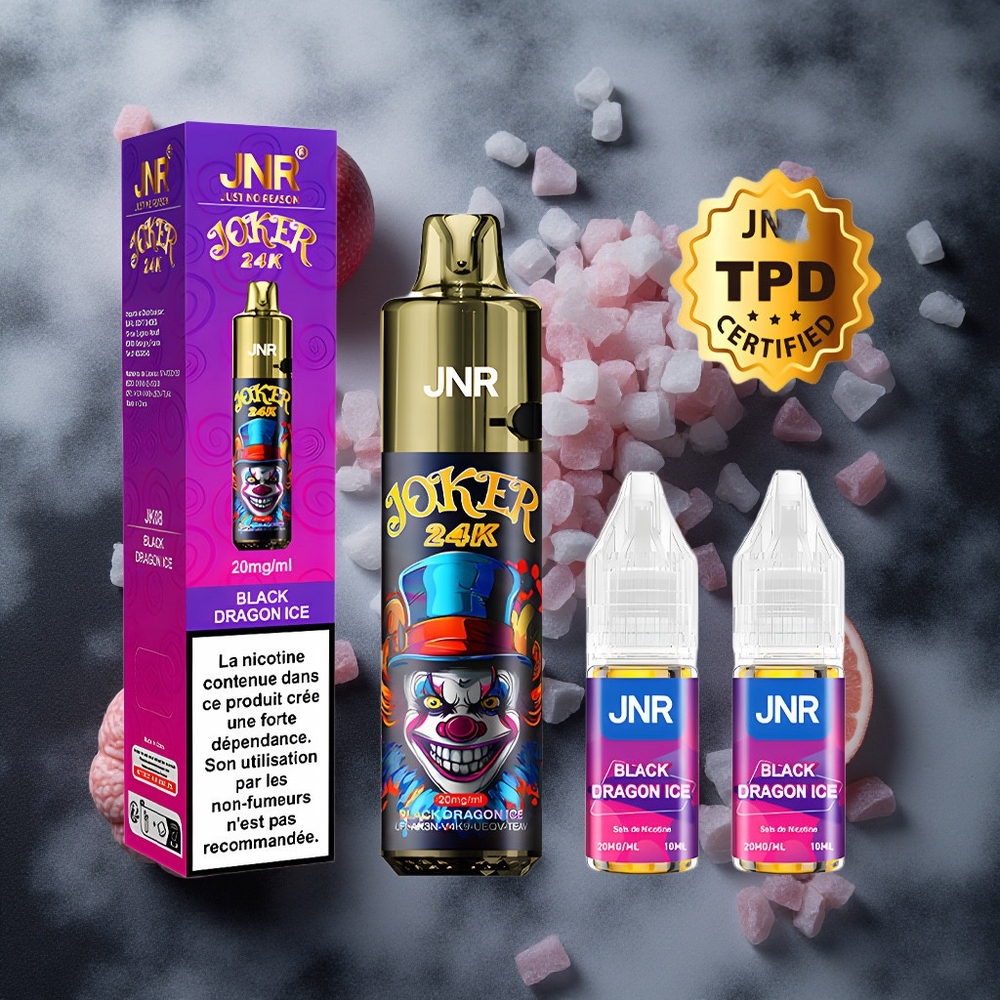 JNR Joker 24000 Puffs 2% Nicotine Disposable Vape Black Dragon Ice