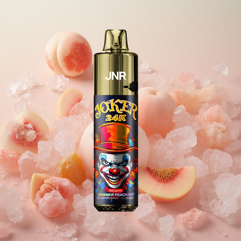 JNR Joker 24000 Puffs 2% Nicotine Disposable Vape Summer Peach Ice