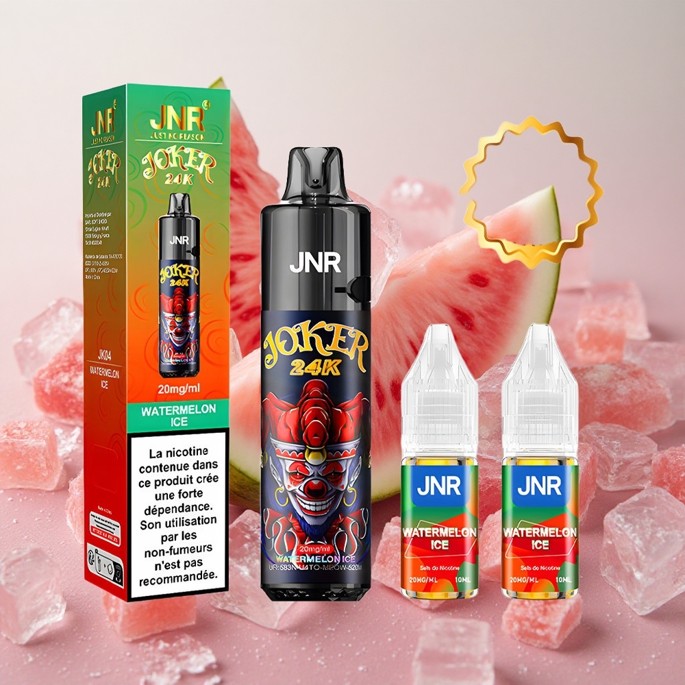 JNR Joker 24000 Puffs 2% Nicotine Disposable Vape Watermelon Ice
