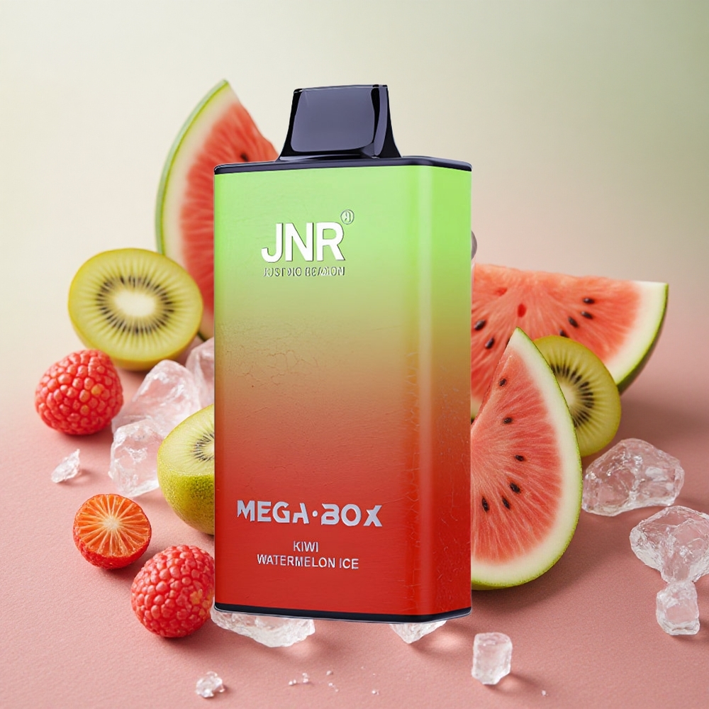 JNR Mega Box 25000 Puffs 30ml E-liquid Capacity Kiwi Watermelon Ice