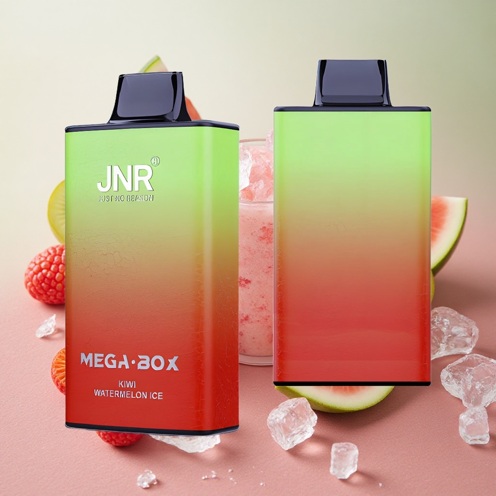 JNR Mega Box 25000 Puffs 30ml E-liquid Capacity Kiwi Watermelon Ice