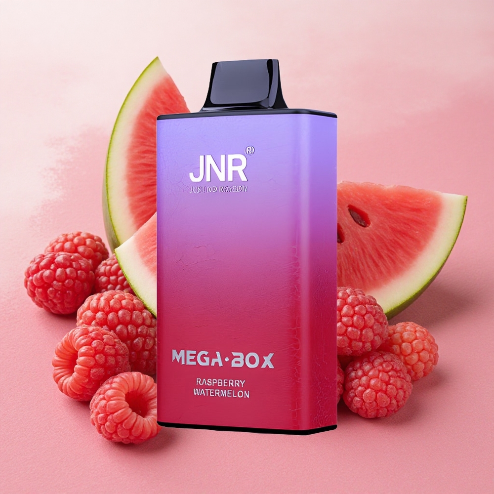 JNR Mega Box 25000 Puffs 30ml E-liquid Capacity Raspberry Watermelon