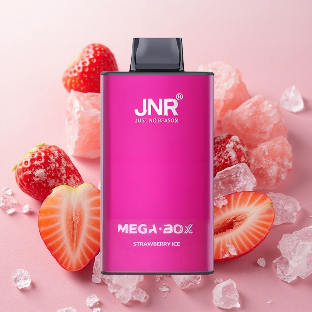 JNR Mega Box 25000 Puffs 30ml E-liquid Capacity Strawberry Ice
