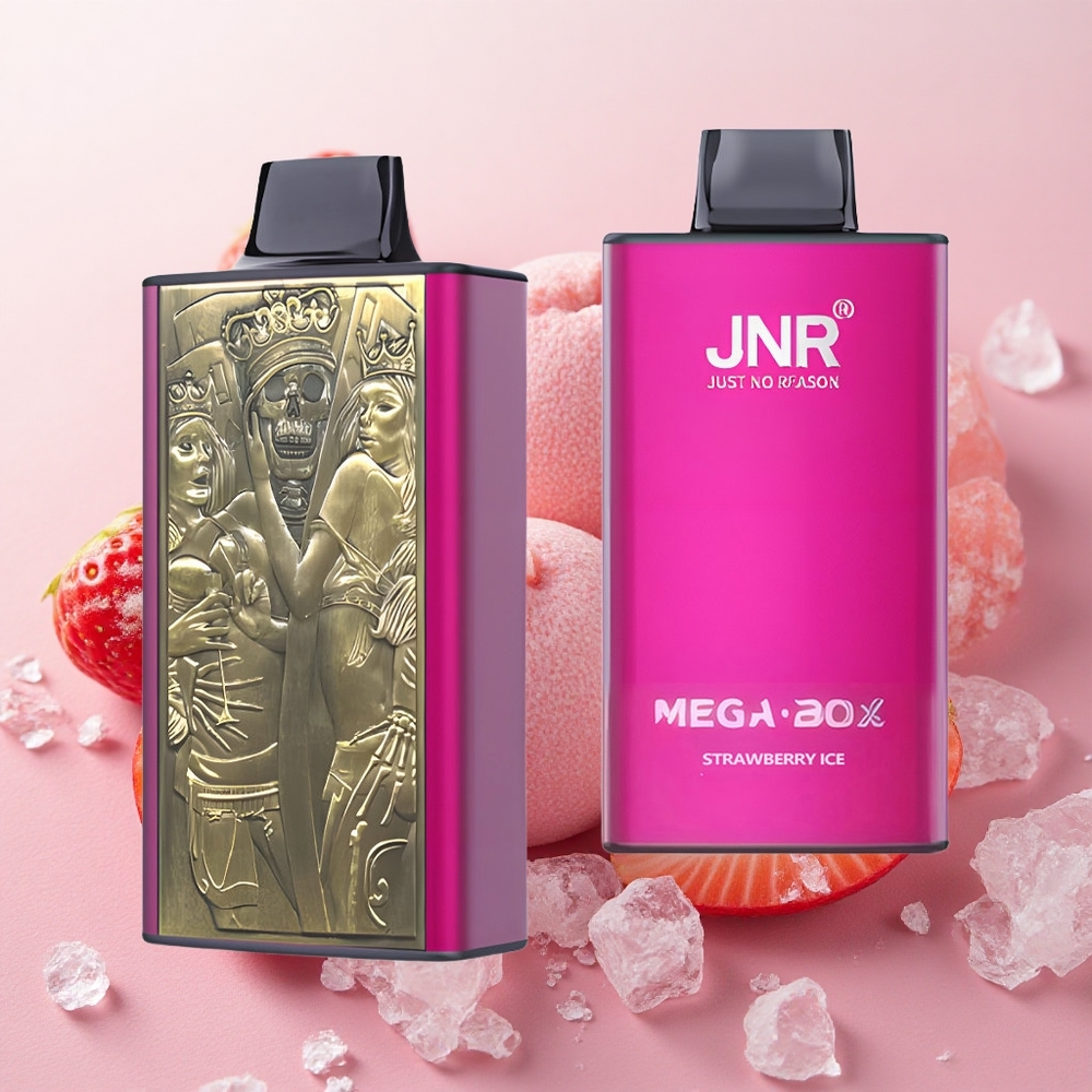 JNR Mega Box 25000 Puffs 30ml E-liquid Capacity Strawberry Ice