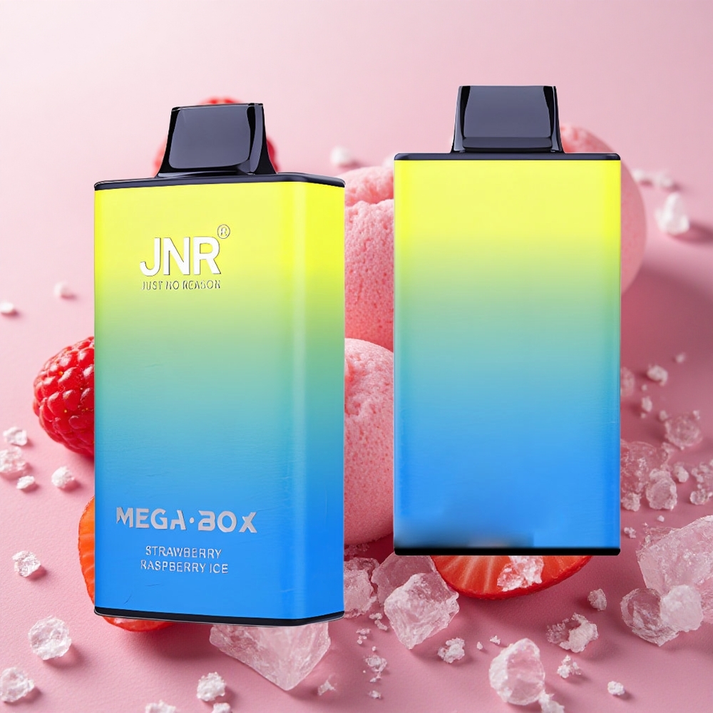 JNR Mega Box 25000 Puffs 30ml E-liquid Capacity Strawberry Raspberry Ice