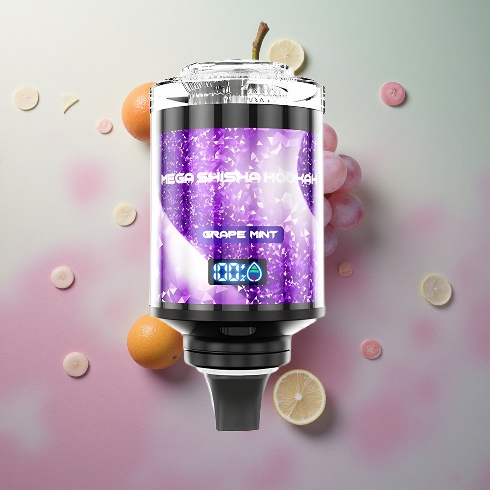 JNR Mega Shisha 100K Smart Screen Grape Mint