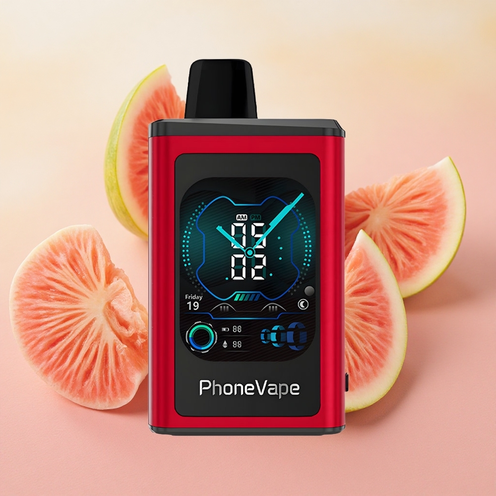 JNR PhoneVape 30000 Puffs Turbo Adjustable Peach Mango Watermelon