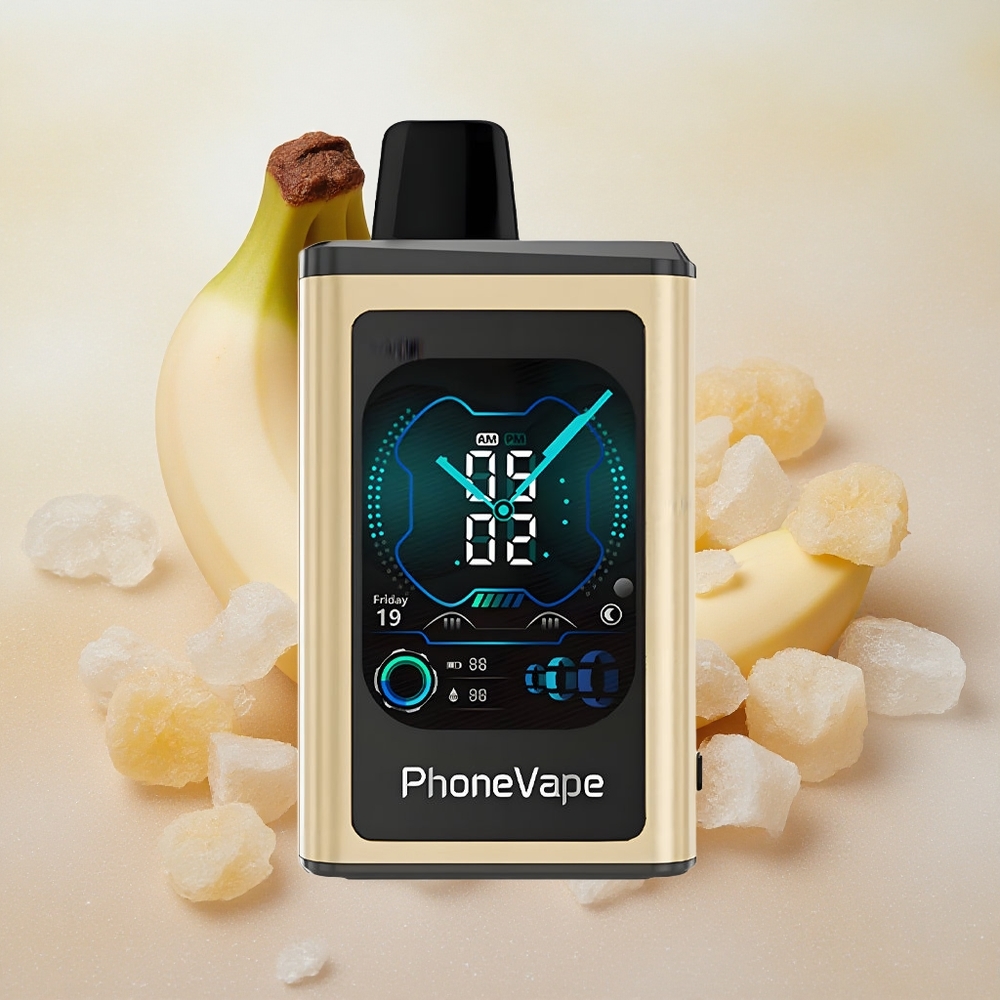 JNR PhoneVape 30000 Puffs Turbo Mode Banana Ice Disposable Vape