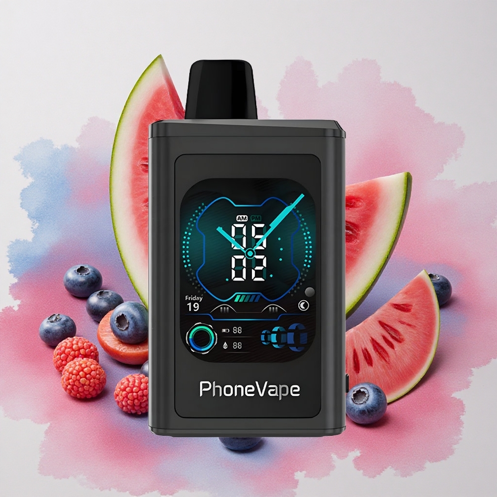JNR PhoneVape 30000 puffs Turbo Adjustable Airflow Blueberry Watermelon
