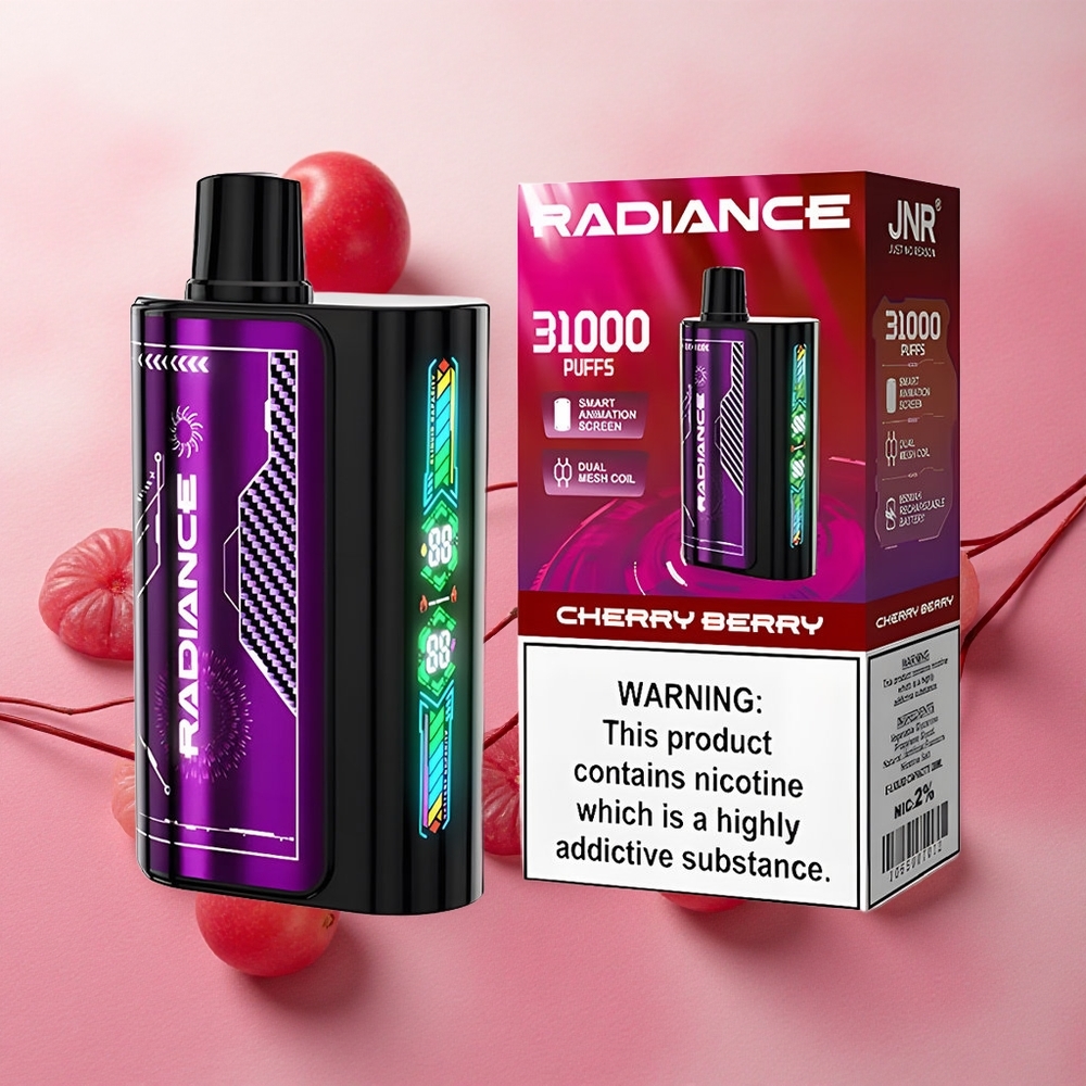 JNR Radiance 31000 Puffs 28ml E-liquid Capacity CHERRY BERRY
