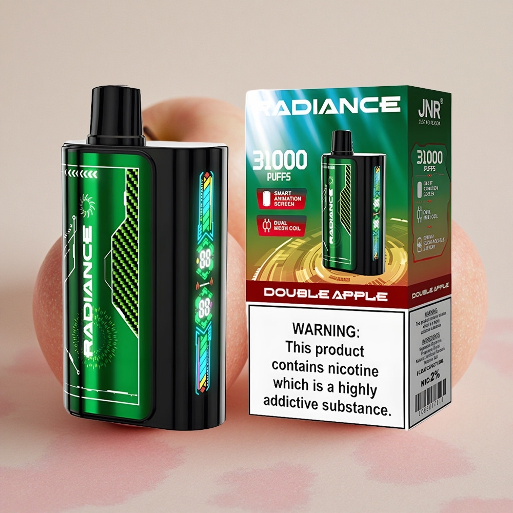 JNR Radiance 31000 Puffs 28ml E-liquid Capacity Double Apple