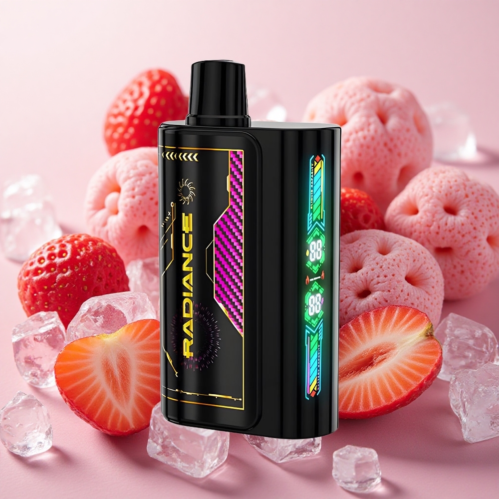 JNR Radiance 31000 Puffs 28ml E-liquid Capacity Strawberry Ice