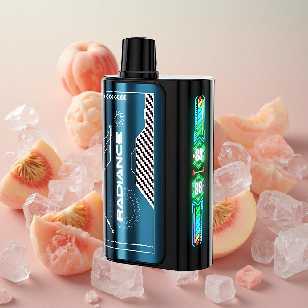 JNR Radiance 31000 Puffs 28ml E-liquid Capacity Summer Peach Ice