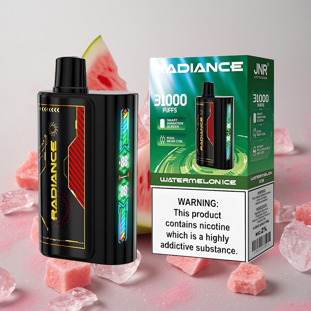 JNR Radiance 31000 Puffs 28ml Watermelon Ice Disposable Vape