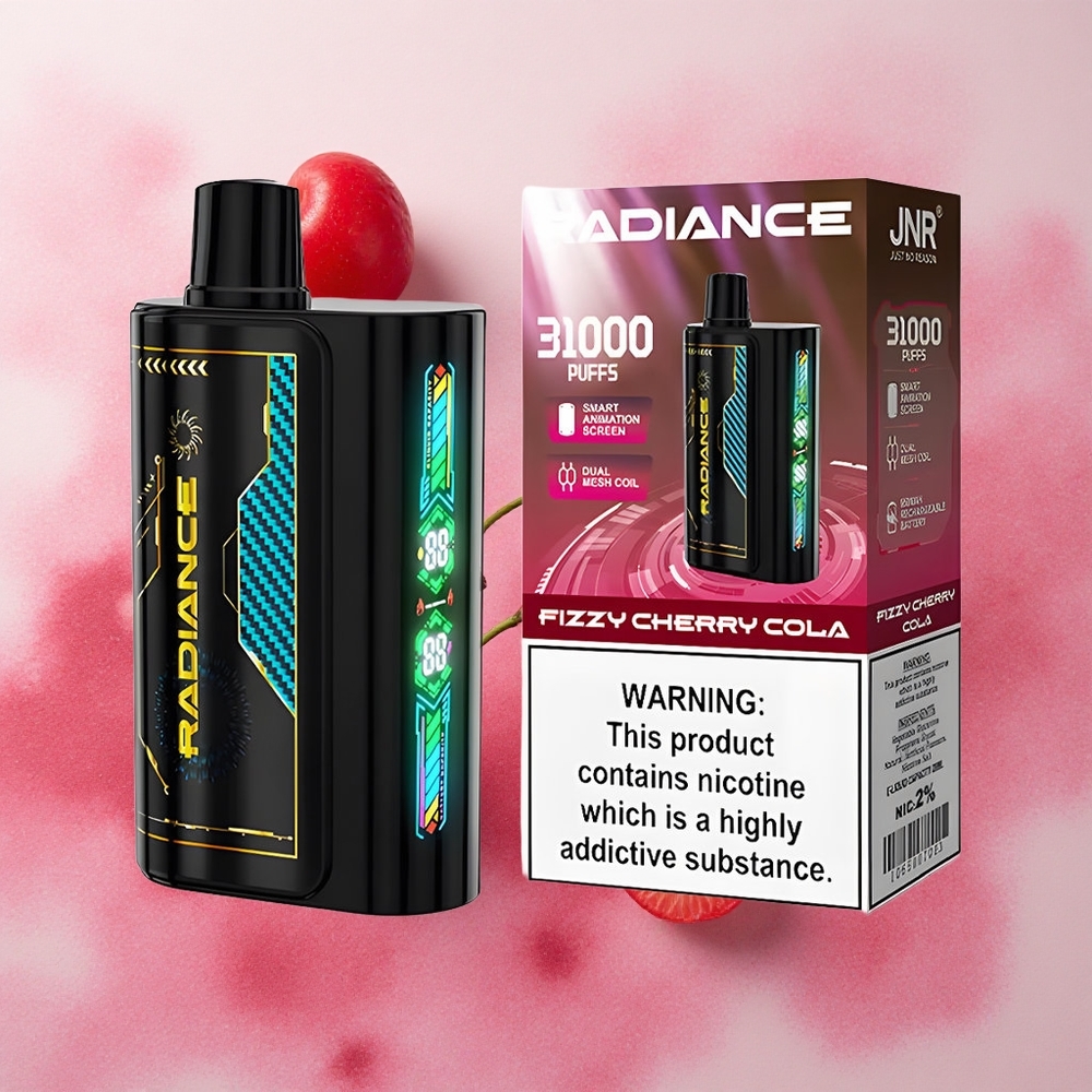 JNR Radiance 31000 Puffs Dual Mesh Coil Fizzy Cherry Cola