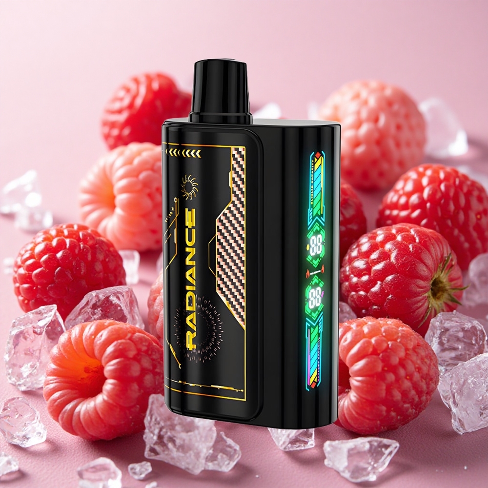 JNR Radiance 31000 Puffs Dual Mesh Coil Strawberry Raspberry Cherry Ice