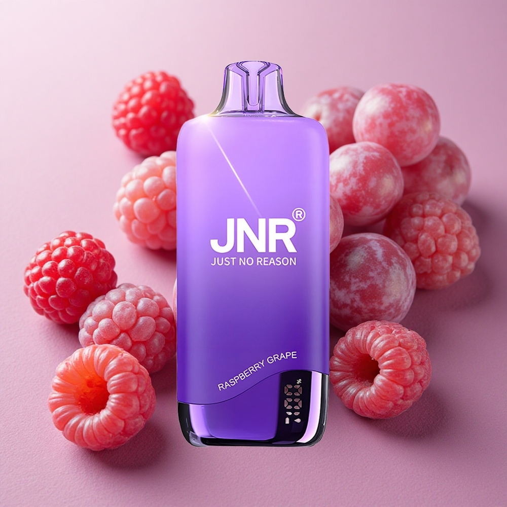 JNR Rainbow 10500 Puffs 18ml E-liquid Capacity Disposable Vape Raspberry Grape