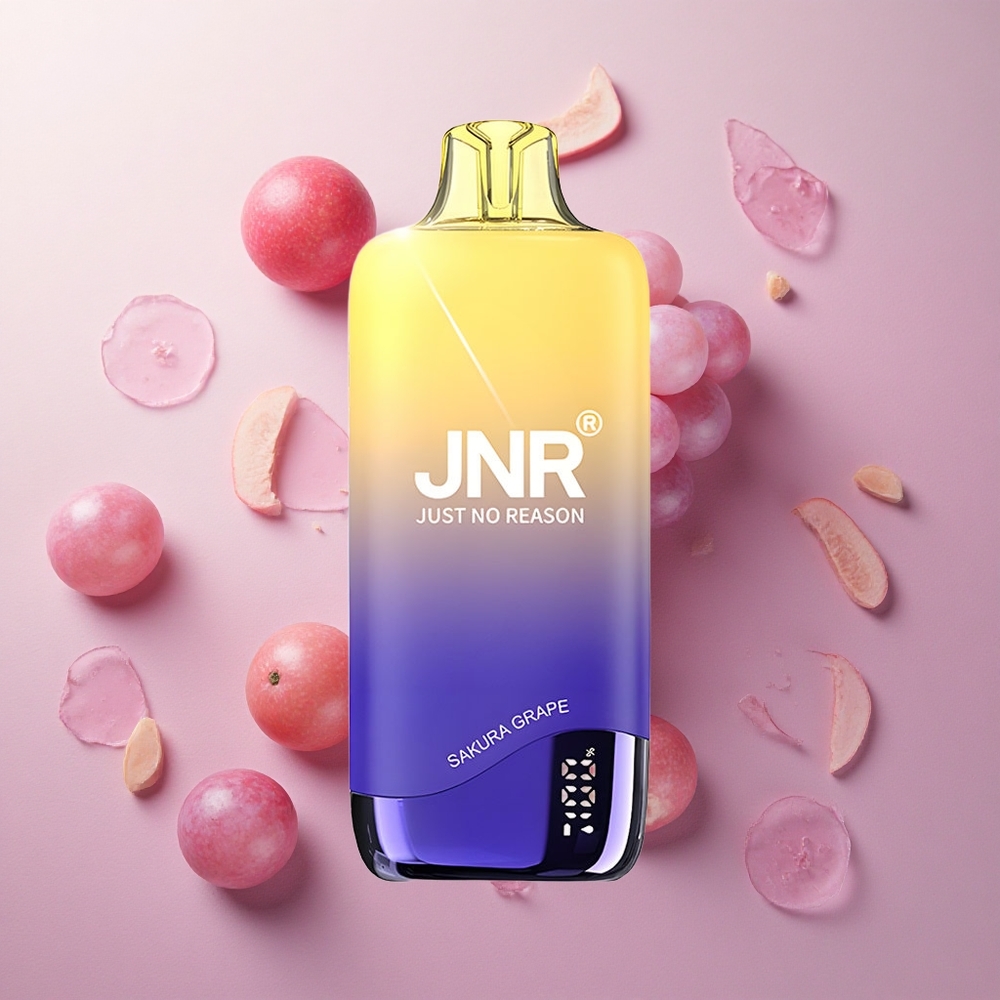 JNR Rainbow 10500 Puffs 18ml E-liquid Capacity Mesh Sakura Grape