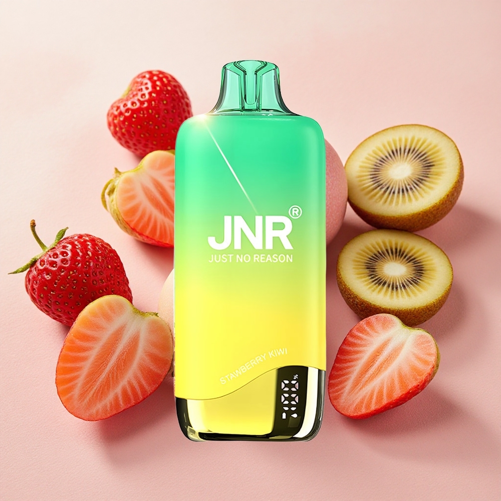JNR Rainbow 10500 Puffs 18ml E-liquid Capacity Strawberry Kiwi
