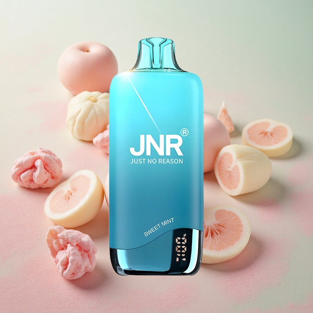 JNR Rainbow 10500 Puffs 18ml E-liquid Capacity Sweet Mint Disposable Vape