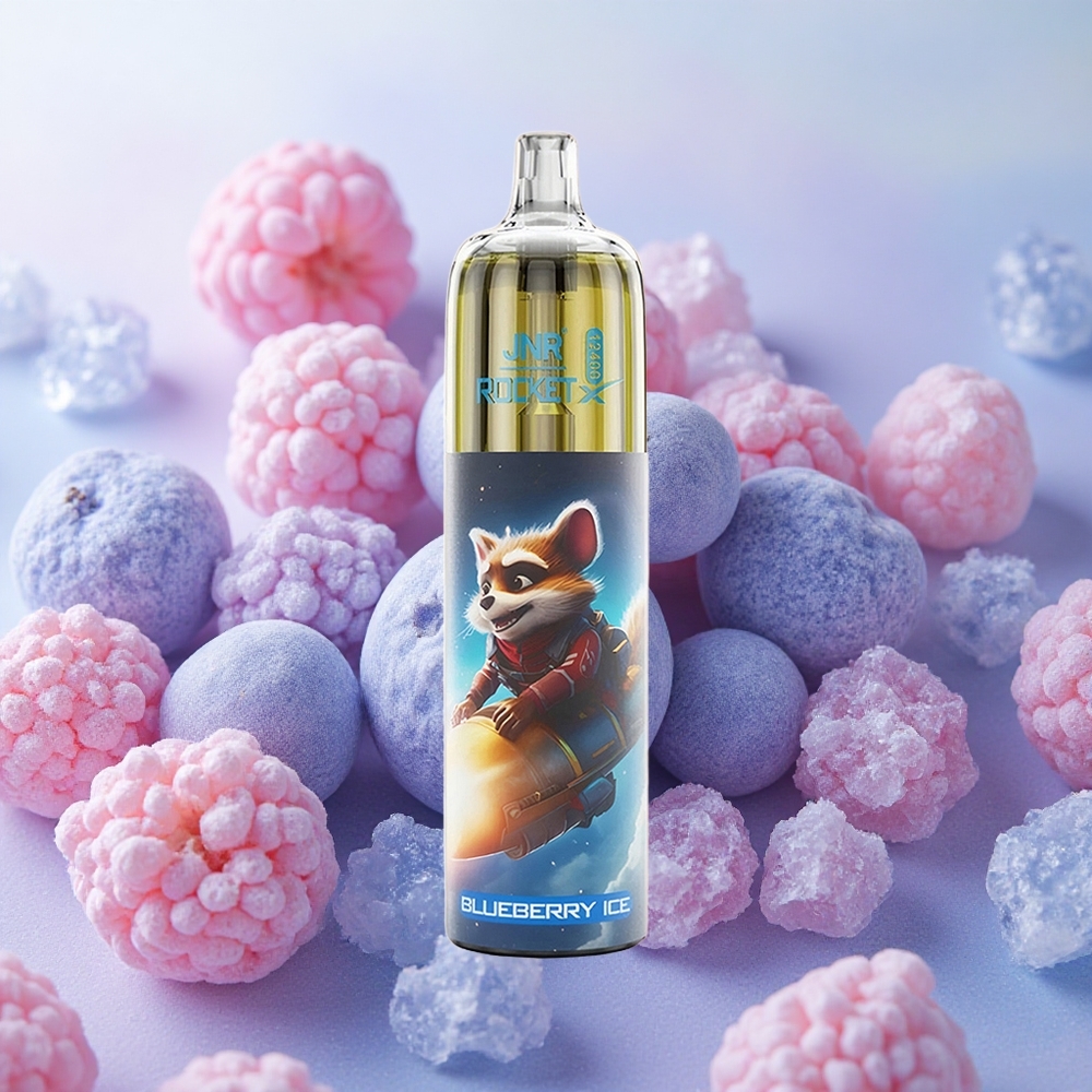 JNR Rocket-X 12400 Puffs 25ml E-liquid Capacity 850mAh Battery Blueberry Ice