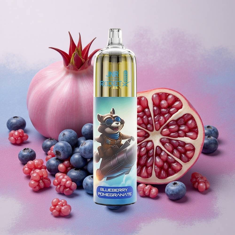 JNR Rocket-X 12400 Puffs 25ml E-liquid Capacity 850mAh Battery Blueberry Pomegranate