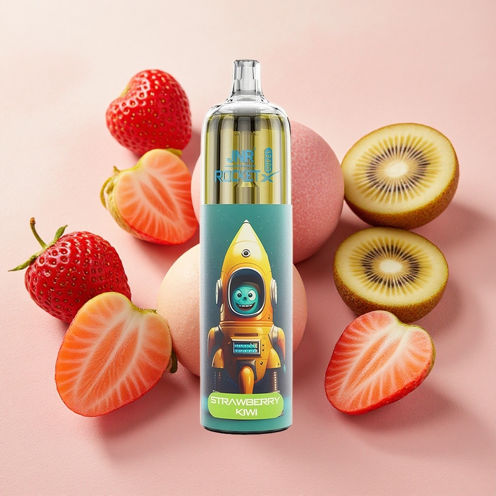 JNR Rocket-X 12400 Puffs 25ml E-liquid Capacity 850mAh Battery Strawberry Kiwi