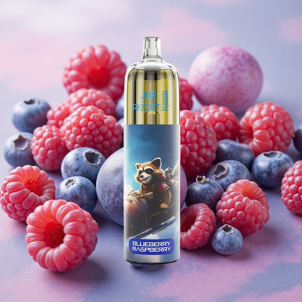 JNR Rocket-X 12400 Puffs Adjustable Airflow 25ml E-liquid Capacity Blueberry Raspberry