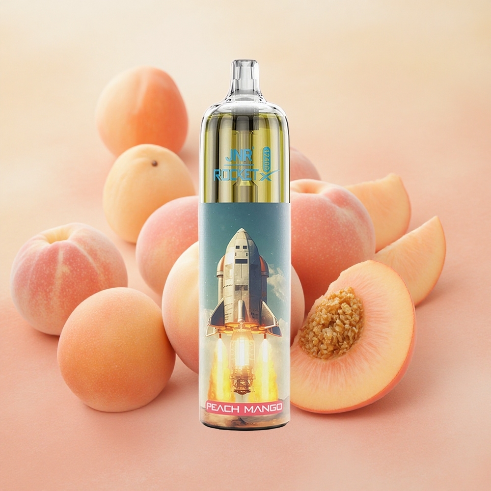 JNR Rocket-X 12400 Puffs RGB 850mAh Battery Peach Mango