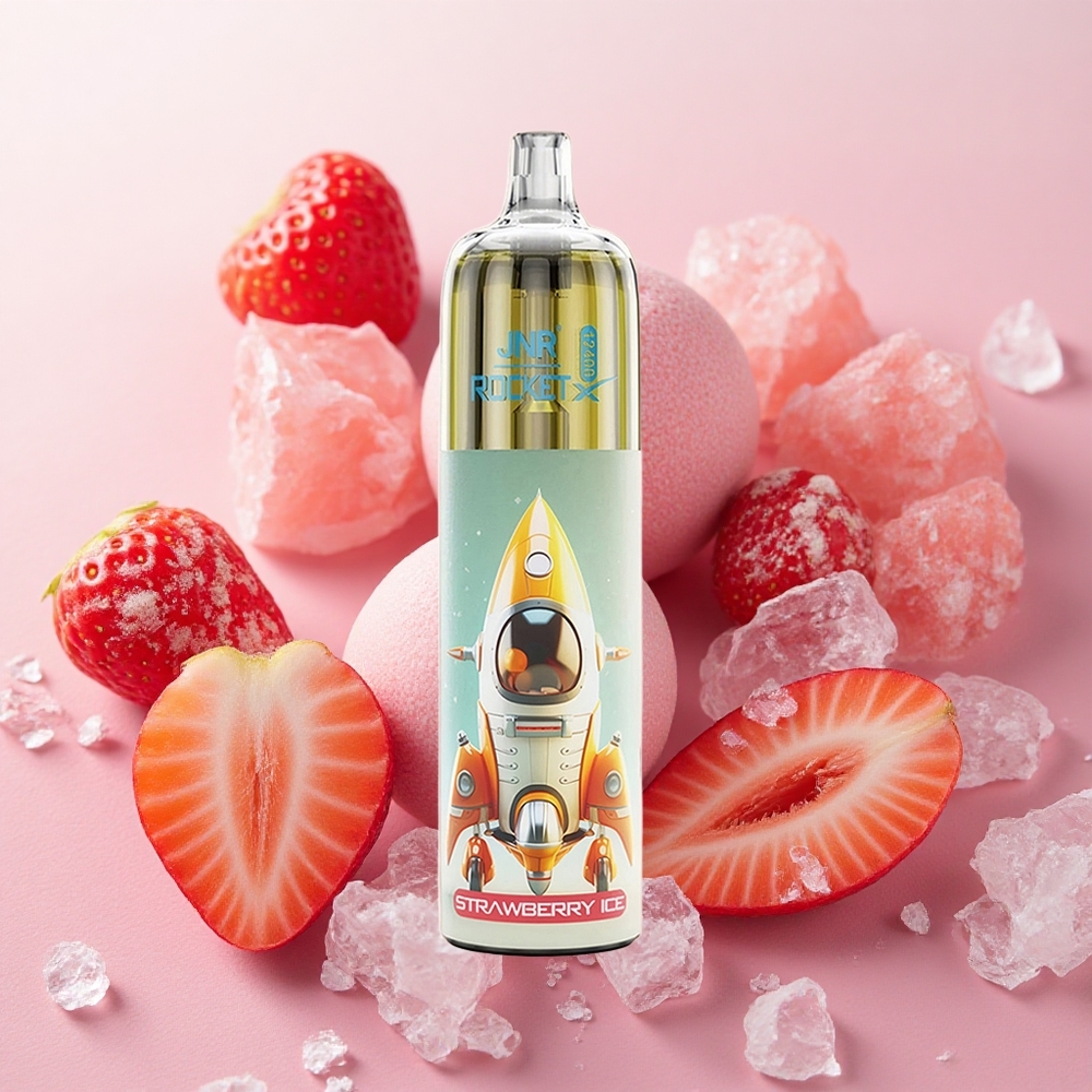 JNR Rocket-X 12400 Puffs RGB Type-C Strawberry Ice