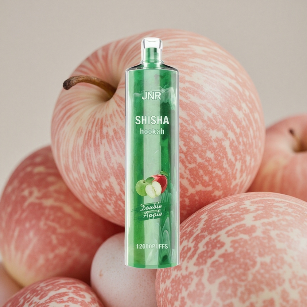 JNR Shisha Hookah 12000 Puffs 24ml E-liquid Capacity Double Apple