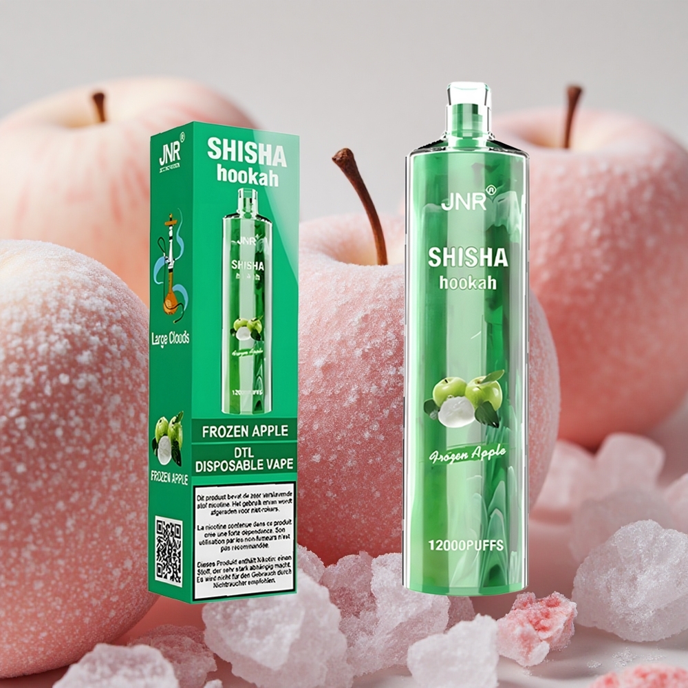 JNR Shisha Hookah 12000 Puffs 750mAh Battery Frozen Apple