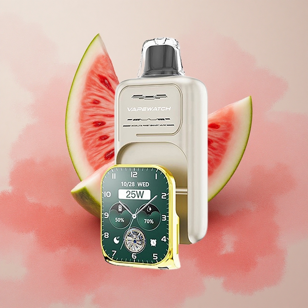 JNR VapeWatch 30000 Puffs 19ml E-liquid Capacity Dual Mesh Watermelon Ice