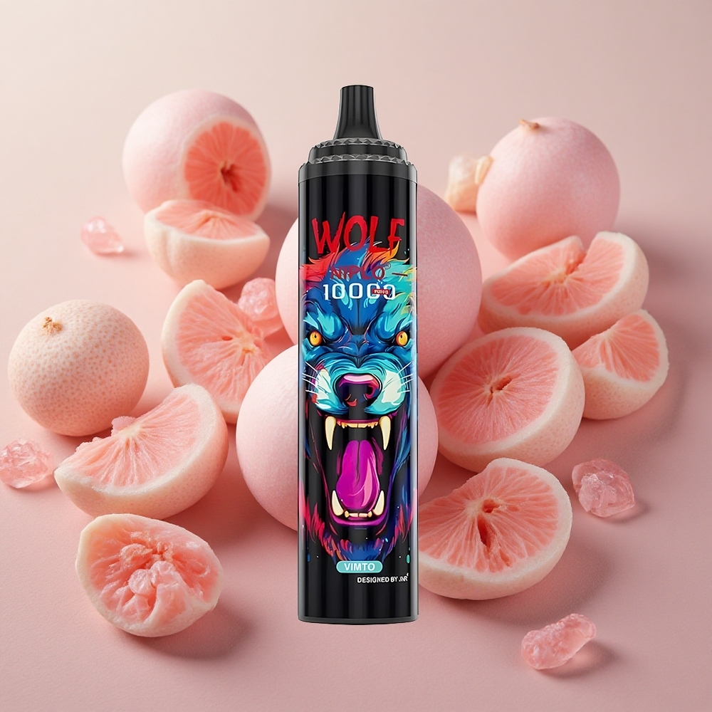 JNR Wolf Niplo 10000 Puffs 20ml E-liquid Capacity Mesh Disposable Vape Vimto