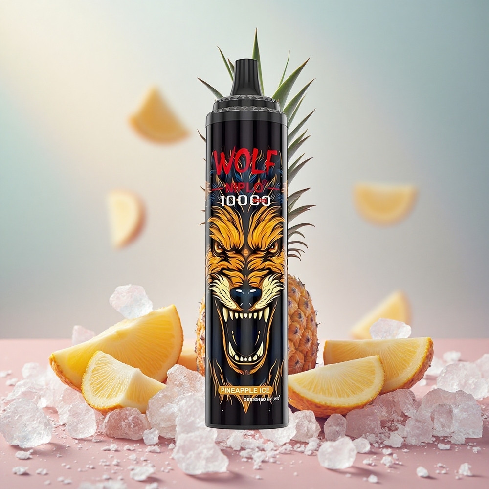 JNR Wolf Niplo 10000 Puffs 20ml E-liquid Capacity Pineapple Ice