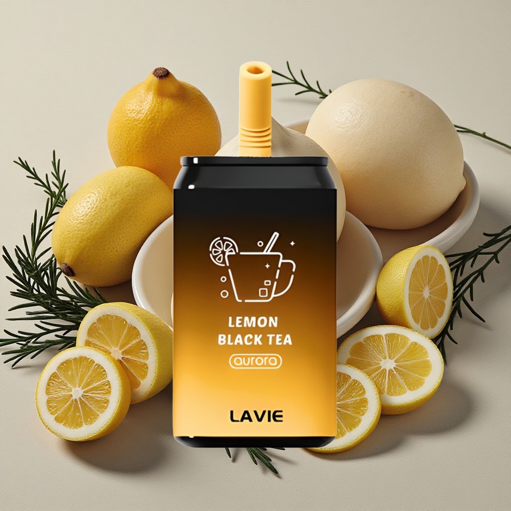 LAVIE Aurora 11000 Puffs 22ml E-liquid Capacity Lemon Black Tea