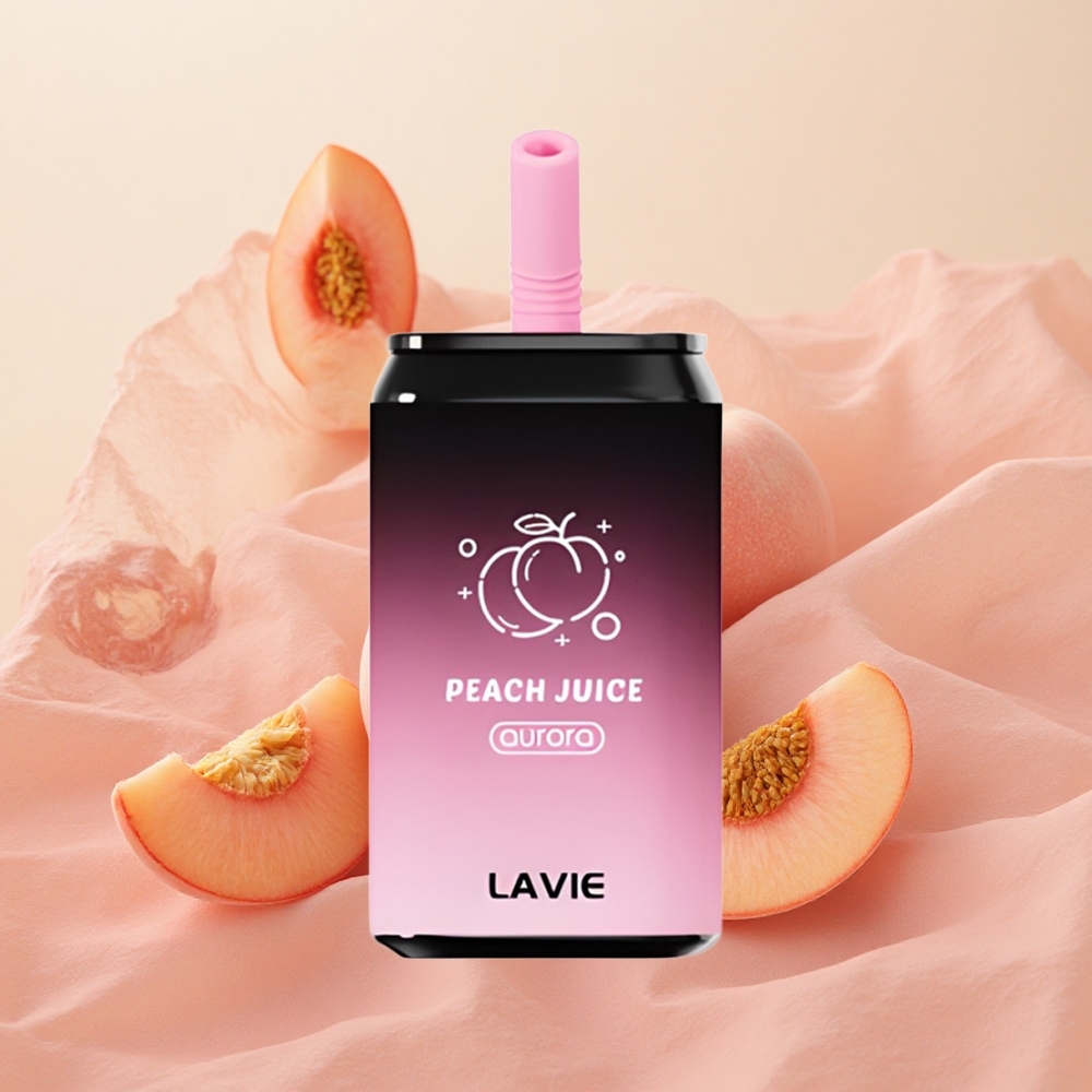 LAVIE Aurora 11000 Puffs 22ml E-liquid Capacity Peach Juice Disposable Vape