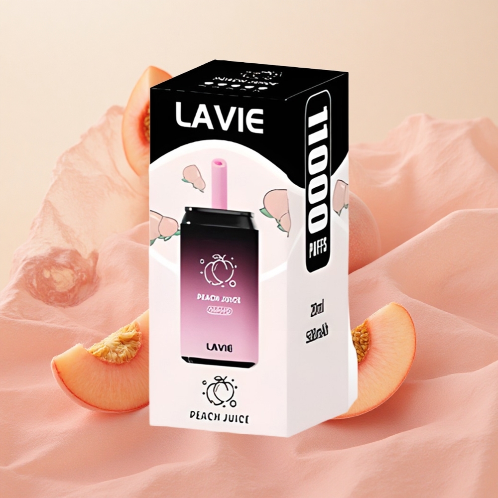 LAVIE Aurora 11000 Puffs 22ml E-liquid Capacity Peach Juice Disposable Vape