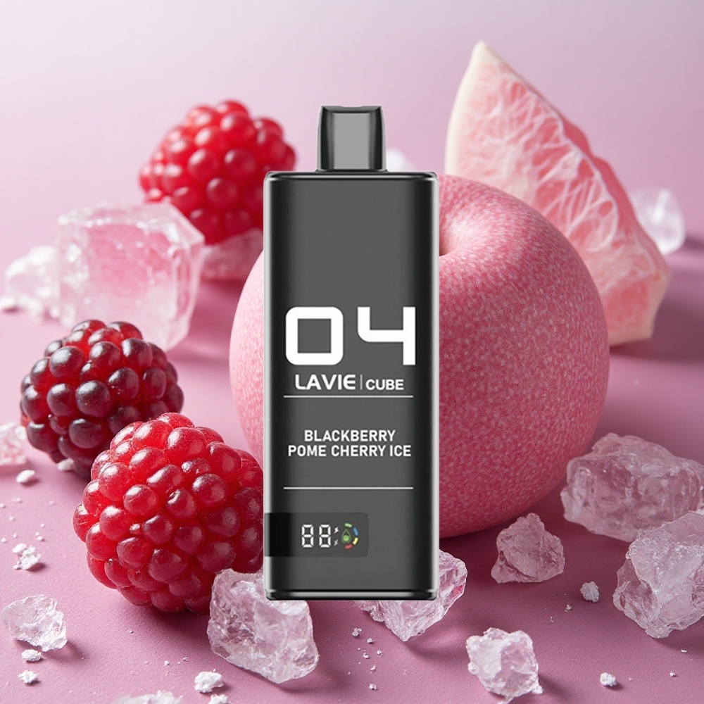 Lavie Cube 20000 Puffs 28ml E-liquid Capacity Blackberry Pome Cherry Ice