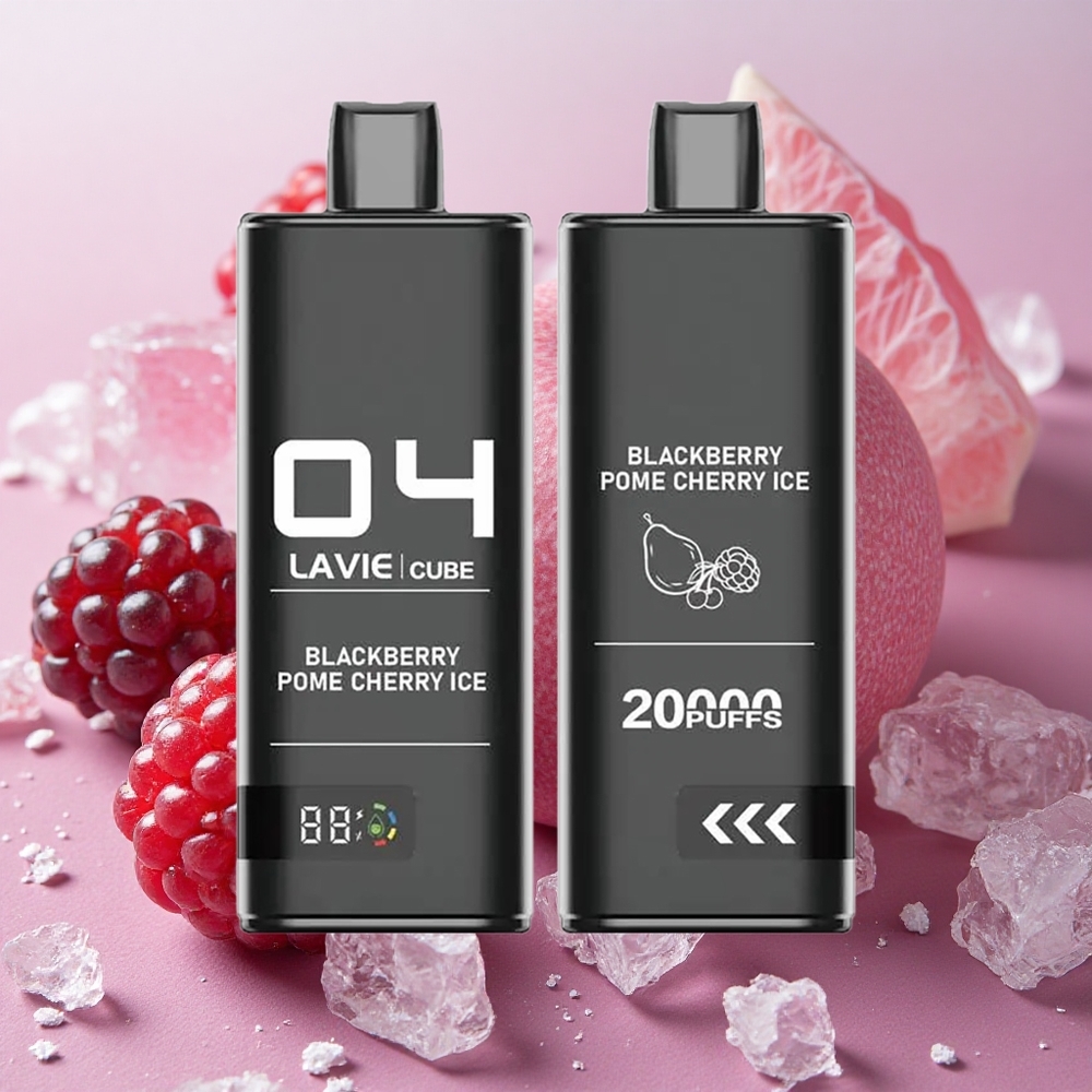 Lavie Cube 20000 Puffs 28ml E-liquid Capacity Blackberry Pome Cherry Ice